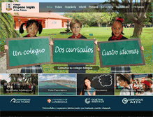 Tablet Screenshot of colegiohispanoingles.com